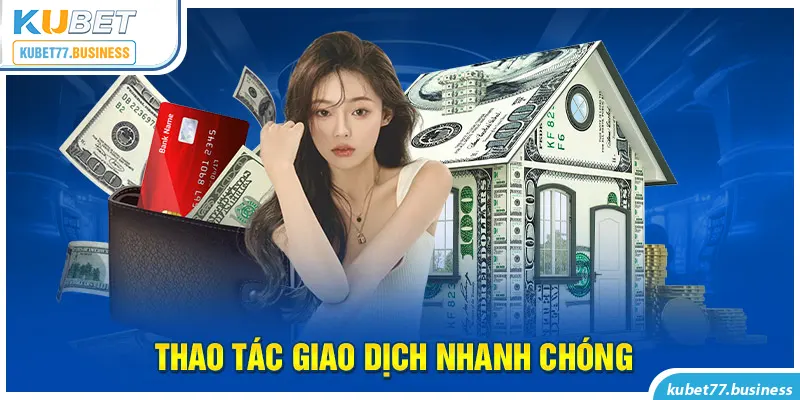 Ảnh: Thao tác giao dịch nhanh chóng